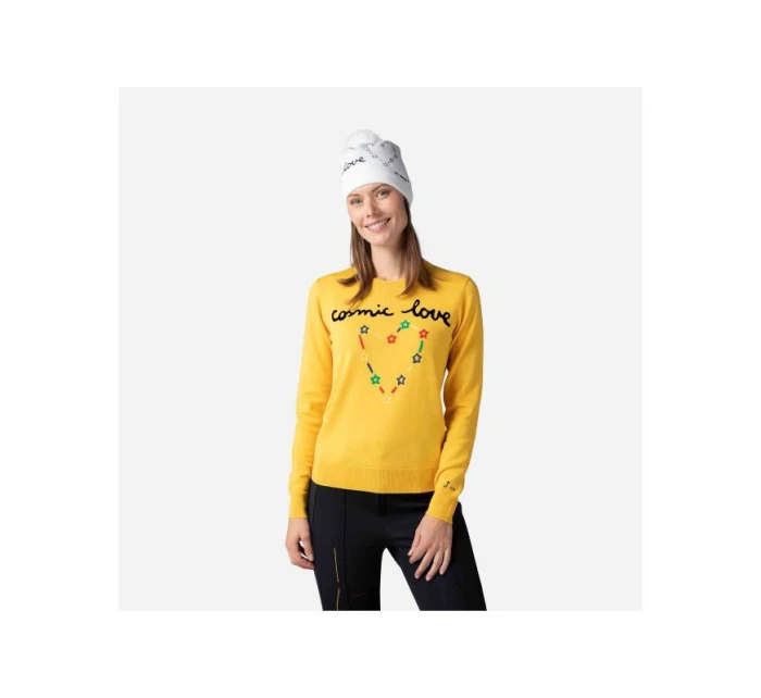 Rossignol W Esther Svetr s kulatým výstřihem Yellow Rossignol W Esther Svetr s kulatým výstřihem Yellow