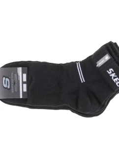 Skechers 5PPK Wm Mesh Ventilation Quarter Socks SK42017006-9999 Black 39-42
