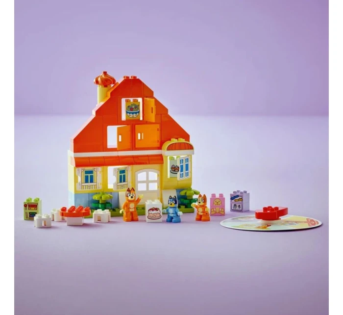 LEGO DUPLO Bluey 10459 Modrý rodinný dům s paměťovou hrou (VÝPRODEJ)