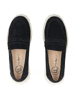 Dámské kožené polobotky semišové lordy černé Filippo DP7554 Dámské kožené polobotky semišové lordy černé Filippo DP7554