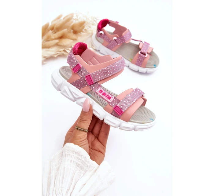 Dětské Sandály Na Zip Big Star model 21626605 Růžové - Big Star Shoes