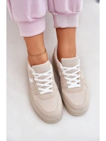 Nízké Dámské Tenisky Na Platformě Béžové model 21689166 - EVENTO Nízké Dámské Tenisky Na Platformě Béžové model 21689166 - EVENTO