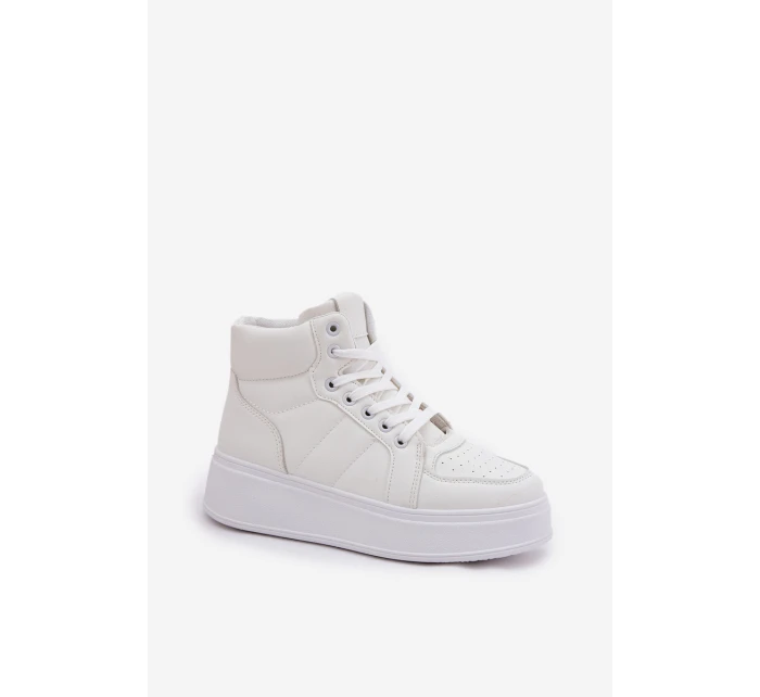 Vysoké dámské tenisky na platformě bílé Tillive Vysoké dámské tenisky na platformě bílé Tillive