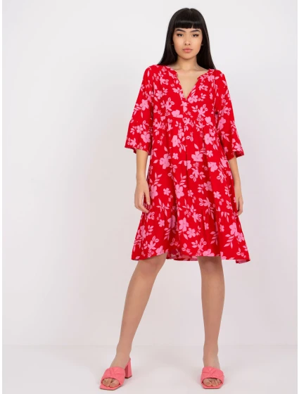 Dámské šaty-D73771M30214C-červené