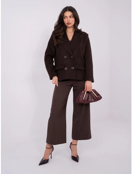 IT KR bunda FL9559.02P tmavě hnědá IT KR bunda FL9559.02P tmavě hnědá