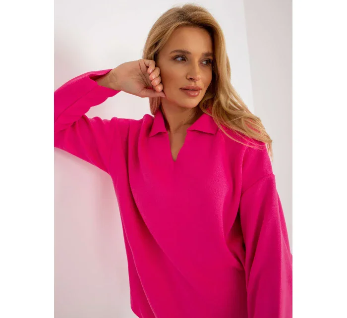 Dámský svetr LC SW  fluo růžová  model 18132702 - FPrice