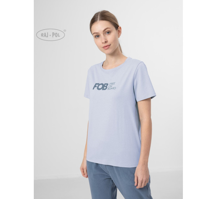 4F T-Shirt TSD010 34S Světle modrá