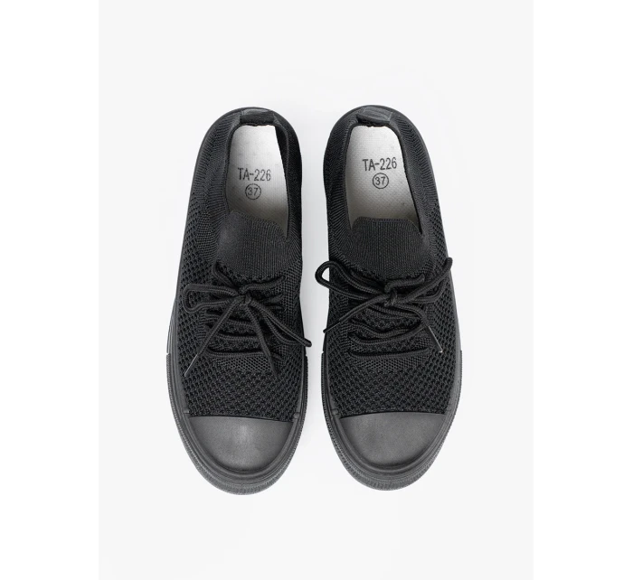 Moderní tenisky dámské černé platforma Moderní tenisky dámské černé platforma