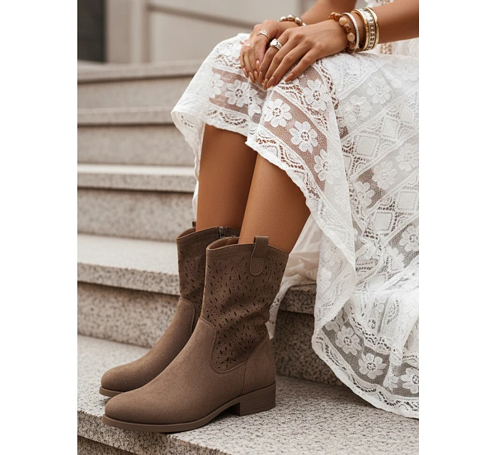 damskie na  brązowe model 22042883 - FashionStreet