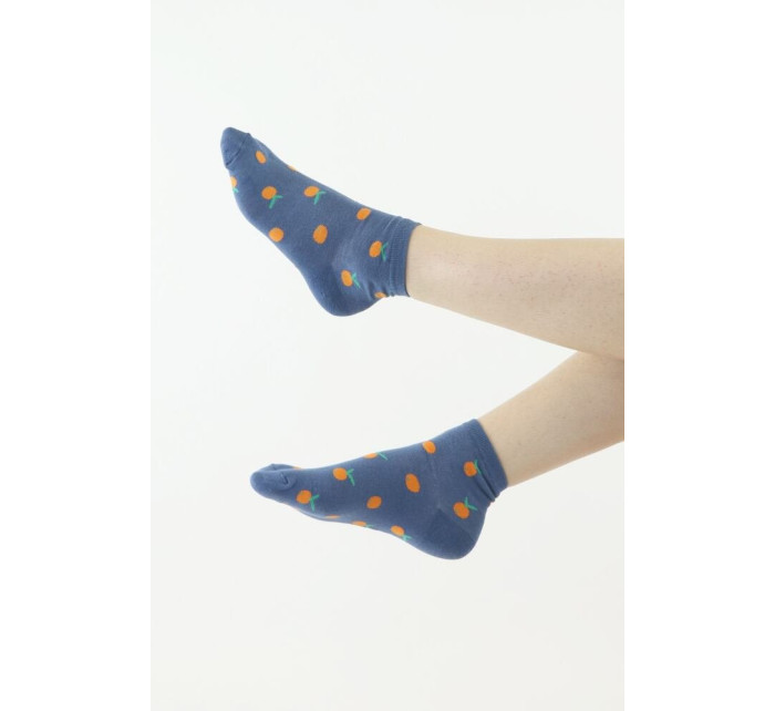 Veselé ponožky modré s model 18637923 - Moraj