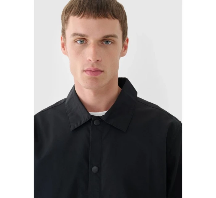 Pánské přechodné košilové sako 4F 4FRSS24TTJAM0887-20S pánské Pánské přechodné košilové sako 4F 4FRSS24TTJAM0887-20S pánské