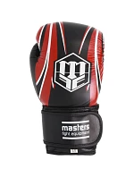 model 21898705 kožené boxerské rukavice černočervené - MASTERS FIGHT EQUIPMENT model 21898705 kožené boxerské rukavice černočervené - MASTERS FIGHT EQUIPMENT