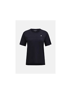 Tričko PEAK PERFORMANCE W Trail Wool Blend SS, černé
