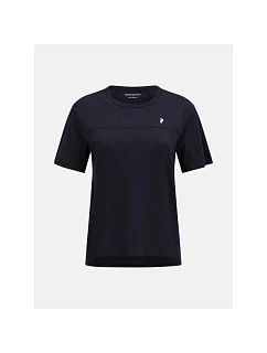 Tričko PEAK PERFORMANCE W Trail Wool Blend SS, černé