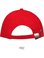 SOL'S Buffalo 6 panelová baseballová kšiltovka 25.8100 red SOL'S Buffalo 6 panelová baseballová kšiltovka 25.8100 red