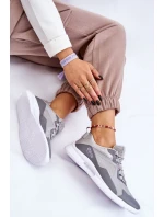 Dámská sportovní obuv Tenisky Big Star LL274371 Šedá Dámská sportovní obuv Tenisky Big Star LL274371 Šedá