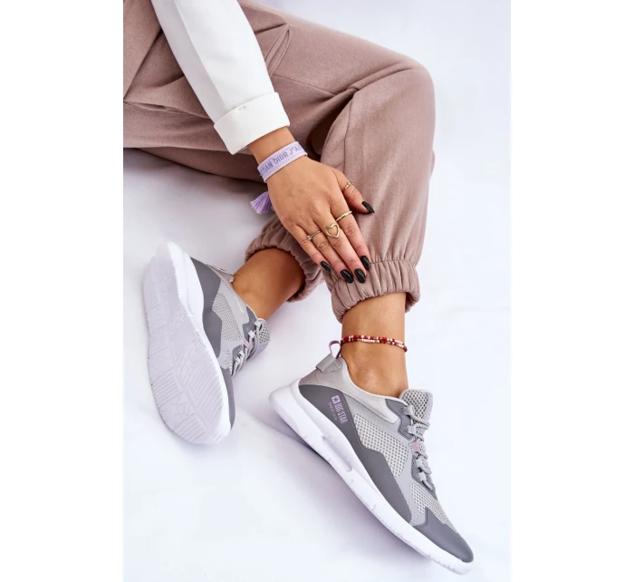 Dámská sportovní obuv Tenisky Big Star LL274371 Šedá Dámská sportovní obuv Tenisky Big Star LL274371 Šedá