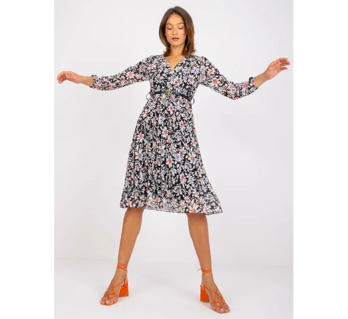 Šaty DHJ SK 10536A 1.80 černobílých