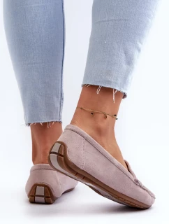 Dámské semišové mokasíny Purple Lenvie