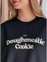 Dámská oversize mikina s potiskem COOKIES tmavě modrá FashionStreet BY1447 Dámská oversize mikina s potiskem COOKIES tmavě modrá FashionStreet BY1447