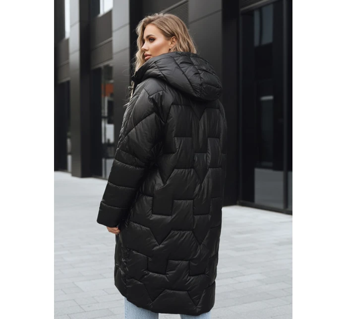 Dámská zimní bunda oversize černá FashionStreet TY5502 Dámská zimní bunda oversize černá FashionStreet TY5502