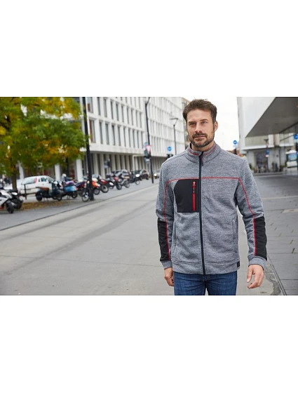 JN Pánská pletená fleecová bunda 02. carbon model 22532573 - Daiber JN Pánská pletená fleecová bunda 02. carbon model 22532573 - Daiber