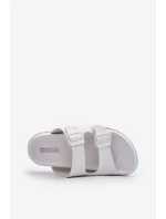 Lehké pánské sandály s přezkami Big Star NN174594 Bílé Lehké pánské sandály s přezkami Big Star NN174594 Bílé