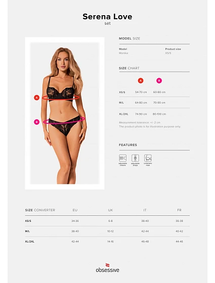 model 18559774 set Serena Love set - Obsessive model 18559774 set Serena Love set - Obsessive
