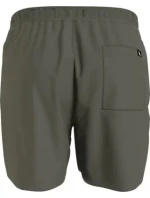 Pánské plavky MEDIUM DRAWSTRING KM0KM01003 LDY olivově zelené - Calvin Klein Pánské plavky MEDIUM DRAWSTRING KM0KM01003 LDY olivově zelené - Calvin Klein