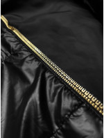 Černá dámská vesta s ozdobným zipem S'West (B8151-1)