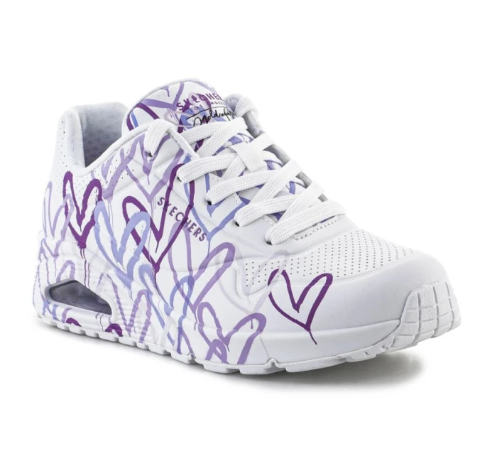 Boty Skechers JGoldcrown Uno Lite - Spread the Love W 155507-WLPR Boty Skechers JGoldcrown Uno Lite - Spread the Love W 155507-WLPR