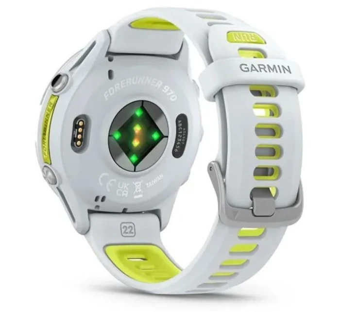 Sportovní hodinky Garmin Forerunner 970 Whitestone/Amp Yellow Sportovní hodinky Garmin Forerunner 970 Whitestone/Amp Yellow