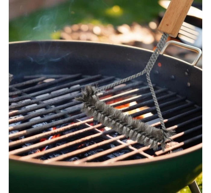 30x14CM ČISTICÍ ŠTĚTEC NA ŽALUZIE S DŘEVĚNOU RUKOU