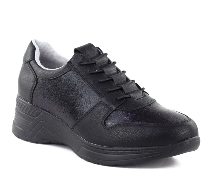 Dámské klasické sportovní polobotky černé M.Daszynski model 22068810 - M. Daszyński Dámské klasické sportovní polobotky černé M.Daszynski model 22068810 - M. Daszyński