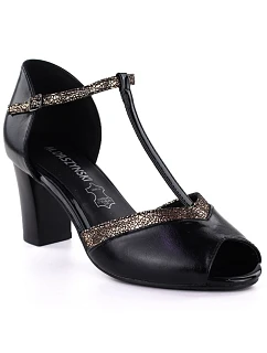 Lodičky s otevřenou špičkou černé M.Daszynski model 22072513 - M. Daszyński