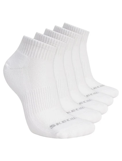 Skechers 5pk Unisex 1/2 Terry Qtr Crew S602095-100 Bílé 39–42 Skechers 5pk Unisex 1/2 Terry Qtr Crew S602095-100 Bílé 39–42