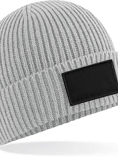 Beechfield B 442R Čepice Patch "Fashion" 53.442R light grey/black