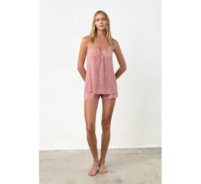 Vamp - Dvoudílné dámské pyžamo – Bowy 18050 - Vamp