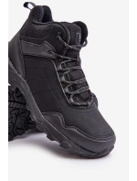 Zateplené Lehká Pánská Trekingová Obuv model 21673162 Černá - EVENTO