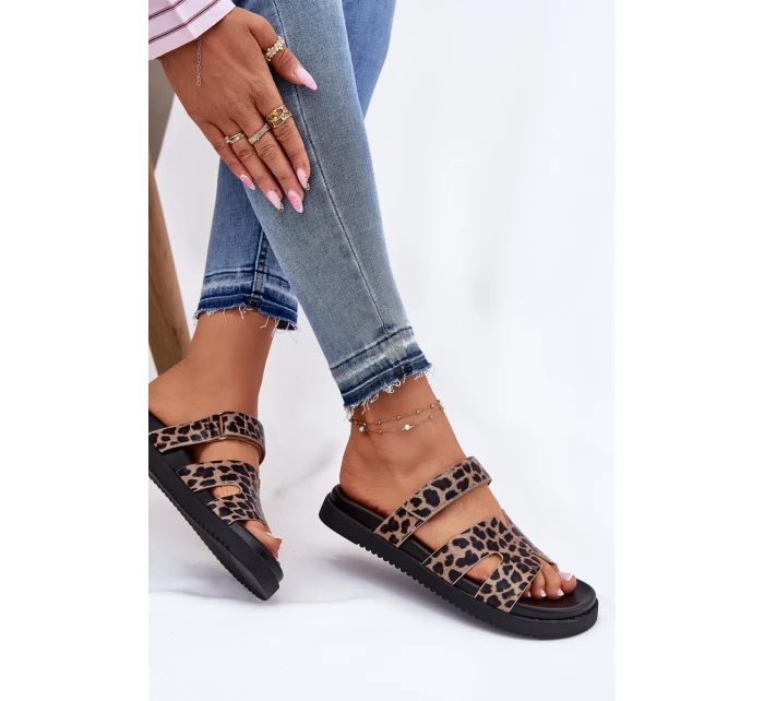 Dámské sandály na suchý zip model 21697760 - VINCEZA