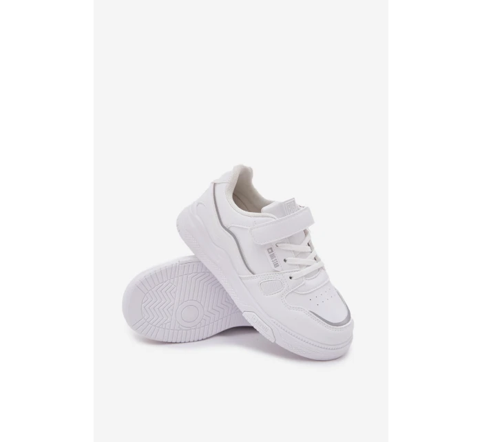 Dětské tenisky na suchý zip Big Star SS374042 Bílé