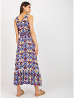 Fialové letní šaty s FRESH MADE vzory