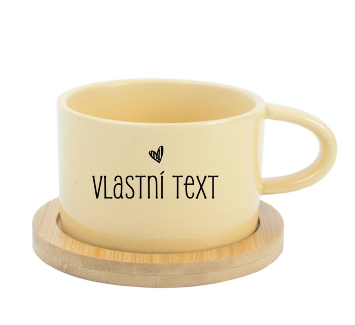 Vlastní text na keramický hrníček - Makronka Vlastní text na keramický hrníček - Makronka