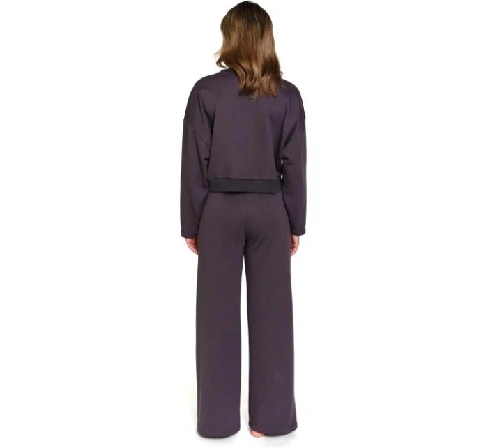 Dámská tepláková souprava Tmavě šedá Doctor model 21866307 - DOCTOR NAP Dámská tepláková souprava Tmavě šedá Doctor model 21866307 - DOCTOR NAP