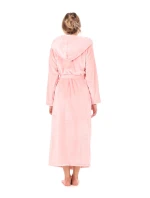Dámský župan Flora s kapucí 3956 3050 růžová perla - Vestis Dámský župan Flora s kapucí 3956 3050 růžová perla - Vestis