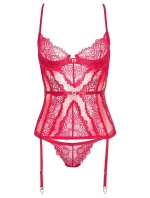 Dámský korzet Ravenna corset cherry - BEAUTY NIGHT FASHION Dámský korzet Ravenna corset cherry - BEAUTY NIGHT FASHION