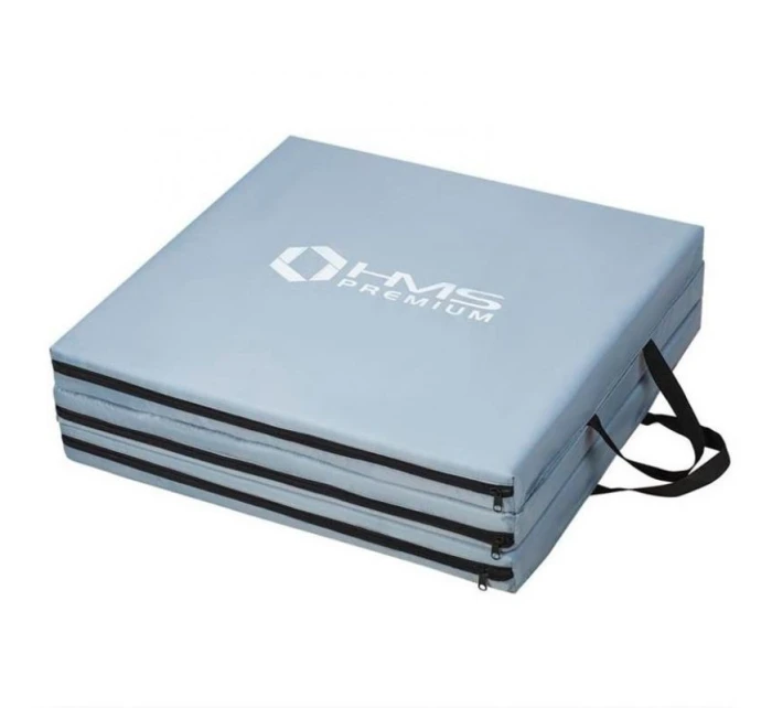 Gymnastická matrace HMS MGS02 skládací šedá 1800x600x500mm