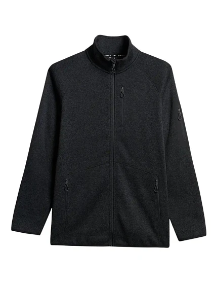 Pánský fleece  deep black melange WSS26TFLE model 22088187 - 4F