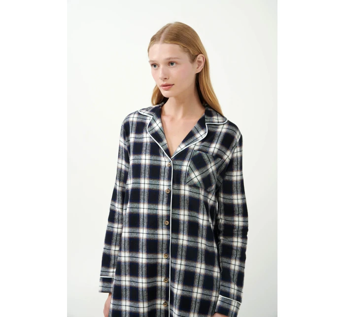 Vamp - Flanelová noční košile 21703 - Vamp Vamp - Flanelová noční košile 21703 - Vamp