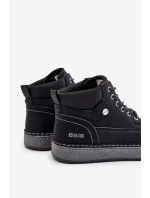 Pánské Šněrovací Boty Big Star OO174559 Hi-Poly System Černé
